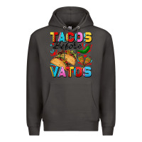 Smoke Tacos before Vatos Valentine's Day Premium Hoodie - FaDigitalArtStudio