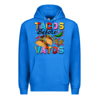 True Royal Tacos before Vatos Valentine's Day Premium Hoodie - FaDigitalArtStudio