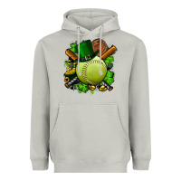 Moon Dust st.patrick's day softball Heavyweight Hoodie - FaDigitalArtStudio