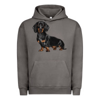 Pigment Tornado Dachshund Dog Illustrations Urban Hoodie - LillyAllenDesigns