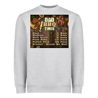 Heather Grey dad bbq timer Heavyweight Sweatshirt - TumblerDesignByShophia