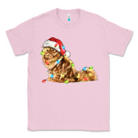 Bubblegum Pink christmas persian cat Classic Tee - LillyAllenDesigns