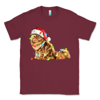 Burgundy christmas persian cat Classic Tee - LillyAllenDesigns
