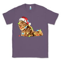 Lavender christmas persian cat Classic Tee - LillyAllenDesigns
