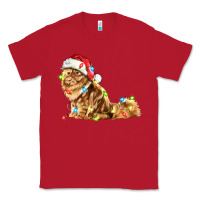 Red christmas persian cat Classic Tee - LillyAllenDesigns
