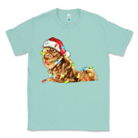Seafoam christmas persian cat Classic Tee - LillyAllenDesigns