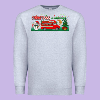 Christmas Is Coming Premium Sweatshirt Designed By Bundleandbundleshop