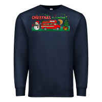 Navy christmas is coming Premium Sweatshirt - BundleAndBundleShop