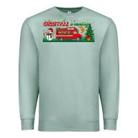 Seafoam christmas is coming Premium Sweatshirt - BundleAndBundleShop