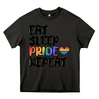 Asphalt eat sleep pride repeat Heavy Core Tee - MaliasSmallBusiness