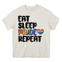 Eat Sleep Pride Repeat Heavy Core Tee | Teevron