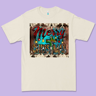 Merry Christmas Cross Tumbler Premium Tee Designed By Jahusdesignshop
