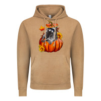 Vintage Camel Fall Pumpkin Raccoon Vintage Hoodie - LillyAllenDesigns