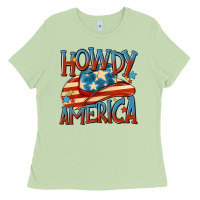 Matcha howdy america Ladies Tee - MaliasSmallBusiness