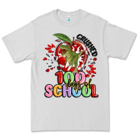 Dove Grey crushed 100 days of school Premium Tee - MaliasSmallBusiness