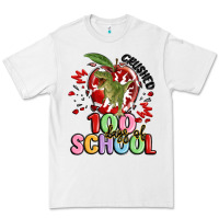 White crushed 100 days of school Premium Tee - MaliasSmallBusiness