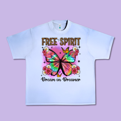 Free Spirit Dream On Dreamer Urban Heavy Tee Designed By Artiststas