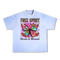 Grape Ice free spirit dream on dreamer Urban Heavy Tee - Artiststas