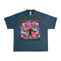 Midnight Navy free spirit dream on dreamer Urban Heavy Tee - Artiststas