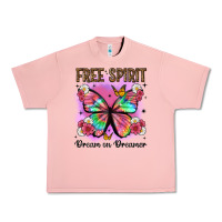 Salmon free spirit dream on dreamer Urban Heavy Tee - Artiststas