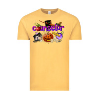 Vintage Mustard Counselor Halloween Vintage Tee - LillyAllenDesigns