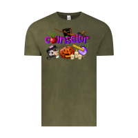 Vintage Olive Counselor Halloween Vintage Tee - LillyAllenDesigns