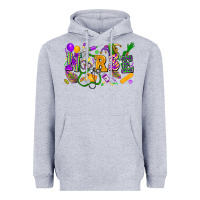 Nurse Mardi Gras Heavyweight Hoodie | Teevron