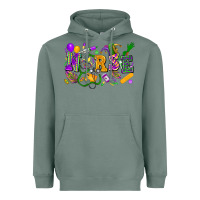 Sage nurse mardi gras Heavyweight Hoodie - FaDigitalArtStudio