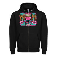 Black mom fuel coffee cup Zipper Hoodie - OliviaCreatesArt