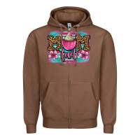 Chestnut mom fuel coffee cup Zipper Hoodie - OliviaCreatesArt
