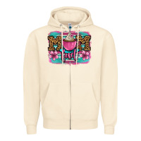 Sandshell mom fuel coffee cup Zipper Hoodie - OliviaCreatesArt
