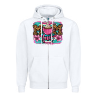White mom fuel coffee cup Zipper Hoodie - OliviaCreatesArt