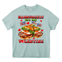 Arona hamburger are my valentine Heavy Core Tee - AdoDesignShop