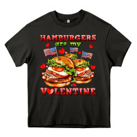 Asphalt hamburger are my valentine Heavy Core Tee - AdoDesignShop