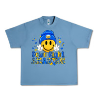 Pebble Blue down right amazing Urban Heavy Tee - Artiststas