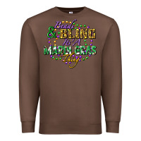 Chestnut heads and bling it's' a mardi gras thing Premium Sweatshirt - FaDigitalArtStudio