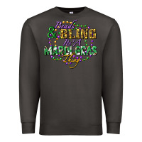 Smoke heads and bling it's' a mardi gras thing Premium Sweatshirt - FaDigitalArtStudio