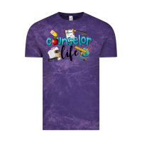 Cloud Purple Counselor Life Vintage Tee - LillyAllenDesigns