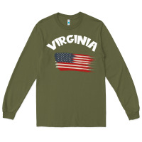 Army Green VIRGINIA Long Sleeve Tee - Bettercallsaul