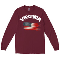 Burgundy VIRGINIA Long Sleeve Tee - Bettercallsaul