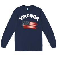 Navy VIRGINIA Long Sleeve Tee - Bettercallsaul
