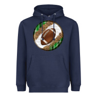 American Football Round Carrings 2 Heavyweight Hoodie | Teevron