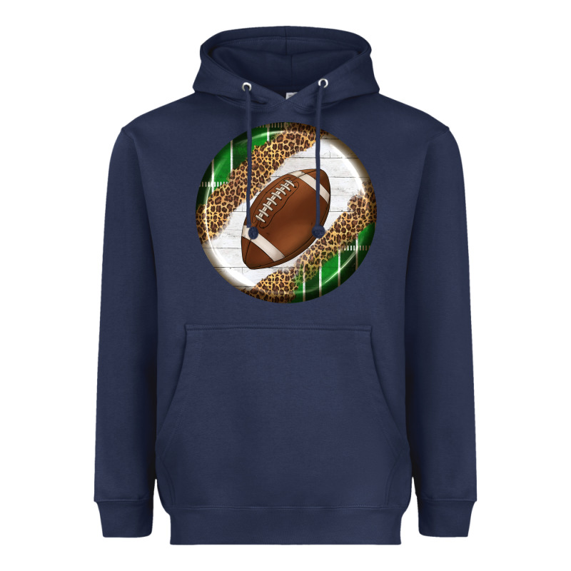 American Football Round Carrings 2 Heavyweight Hoodie by BundleAndBundleShop | Teevron