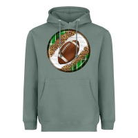 Sage American Football Round Carrings 2 Heavyweight Hoodie - BundleAndBundleShop