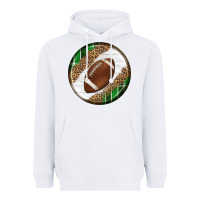 White American Football Round Carrings 2 Heavyweight Hoodie - BundleAndBundleShop