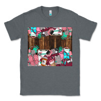 Charcoal Heather custom name Classic Tee - LillyAllenDesigns