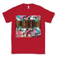 Red custom name Classic Tee - LillyAllenDesigns