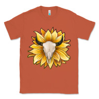 Copper sunflower bull skull Classic Tee - JahusDesignShop