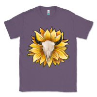 Lavender sunflower bull skull Classic Tee - JahusDesignShop