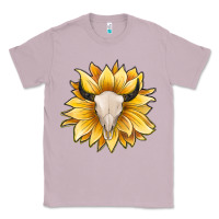 Lilac sunflower bull skull Classic Tee - JahusDesignShop